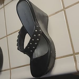 Harley Davidson wedge saddles, black, size 10